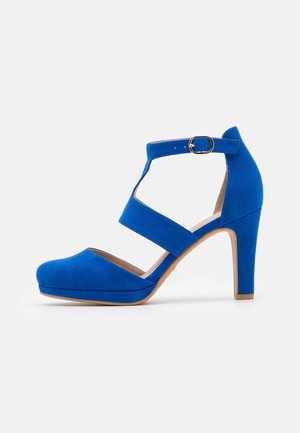 High Heel Pumps - royal blue