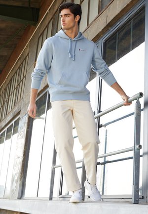 Felpa con cappuccio - light blue