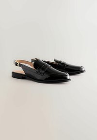 Next REGULAR FIT-FOREVER COMFORT  ROUND - Takaa avoimet ballerinat - black
