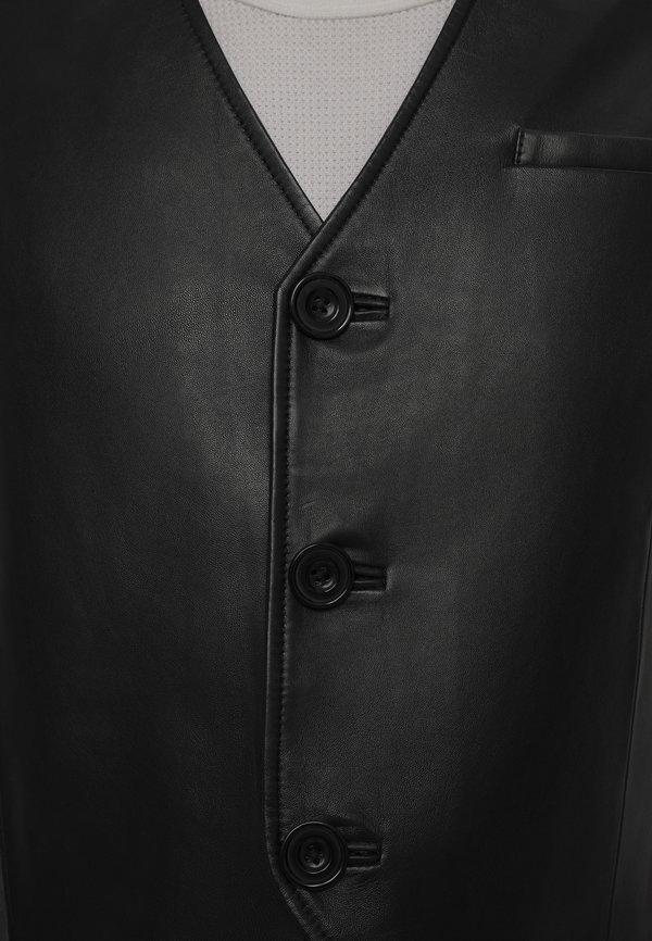 MARCUS LEATHER WAISTCOAT - Waistcoat3
