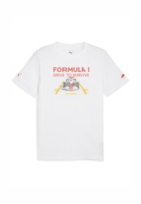 F1 DTS GRAPHIC RACE TEE - T-shirts print - white