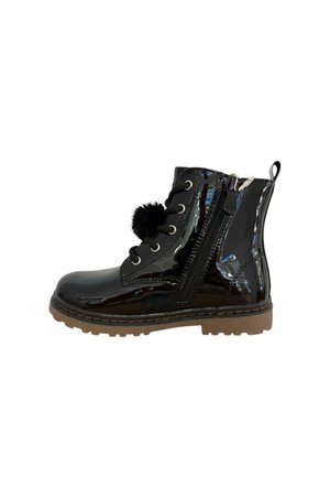 Botines con cordones - black