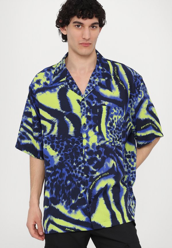 PRINT ANIMALIER - Shirt - blu4