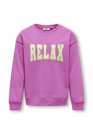 NORMAL GESCHNITTEN RUNDHALS TIEF ANGESETZTE SCHULTER - Sweater - rosebud