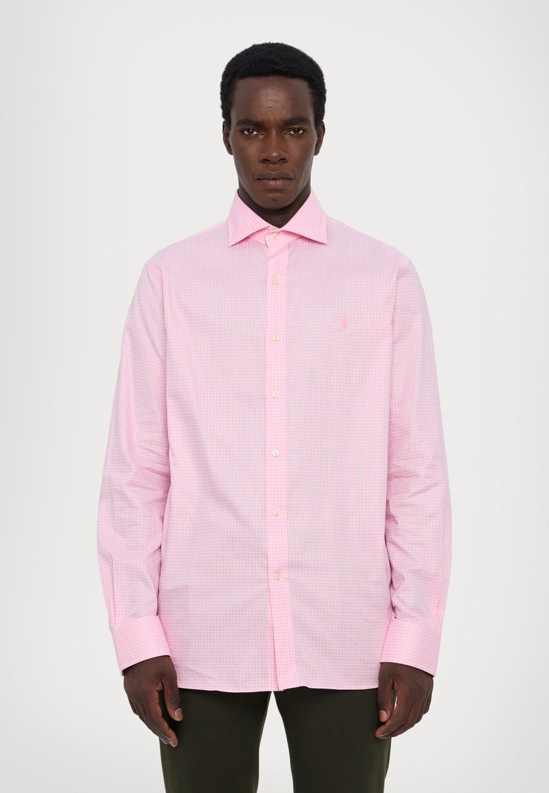 Polo Ralph Lauren LONG SLEEVED  - Krekls - carmel pink/white