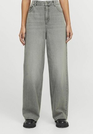 Traperice ravnih nogavica - grey denim