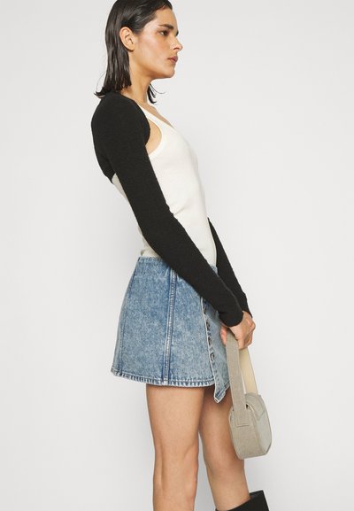 RE/DONE WRAP SKIRT - Φούστα παρεό - blue denim