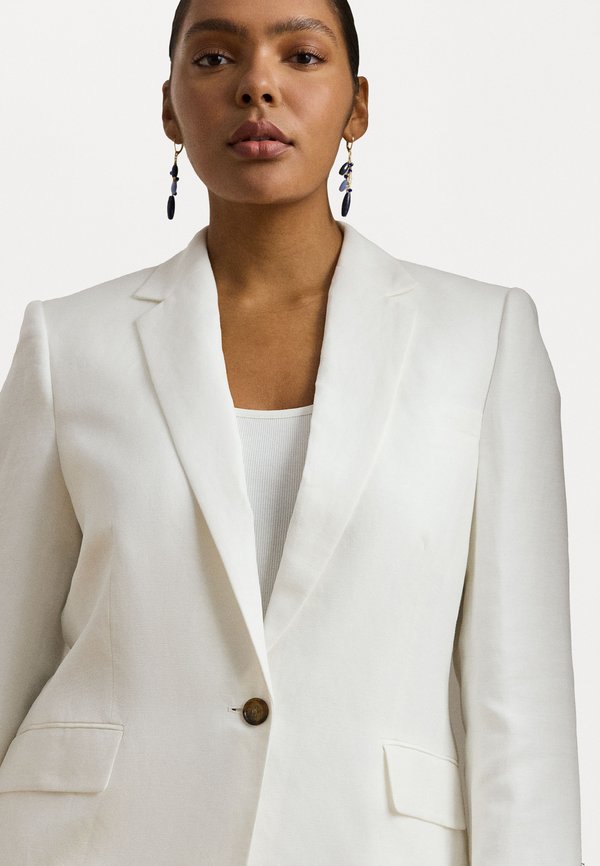 LINEN-BLEND TWILL BLAZER - Blazer3