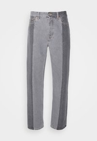 STEVE TWO TONE - Calças de ganga de corte relaxado - dark grey