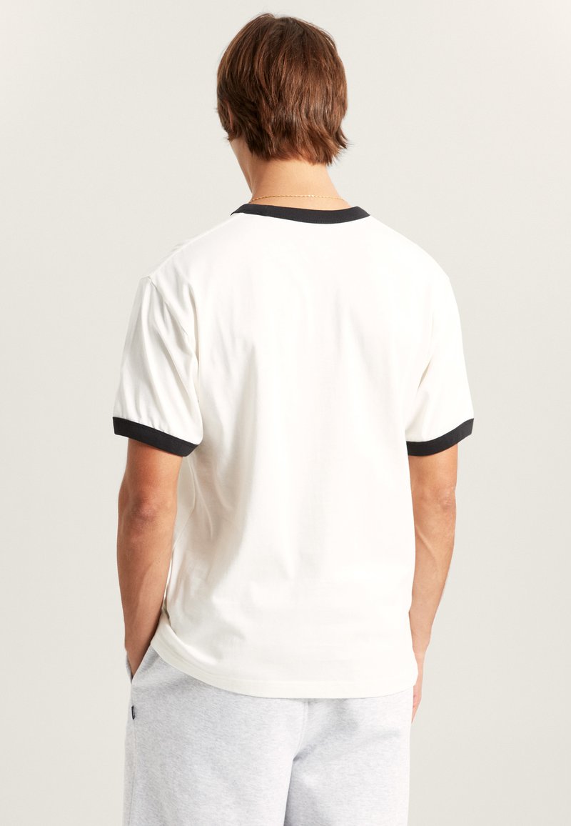 Vans CENTER CHEST RINGER - Triko s potiskem - natural