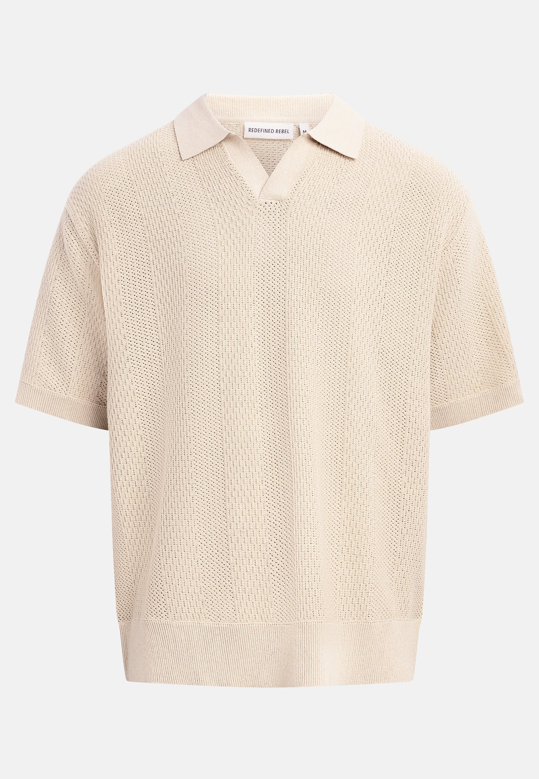 Redefined Rebel RRBAKER - Polo shirt - off white/off-white