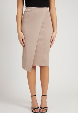 Bleistiftrock - brown