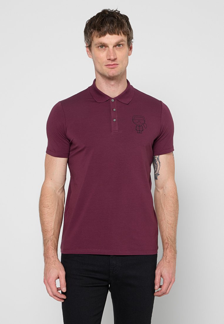 Karl Lagerfeld Poloshirt (rood)paars