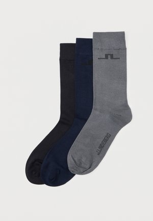 LONG SOCKS 3 PACK - Șosete - black