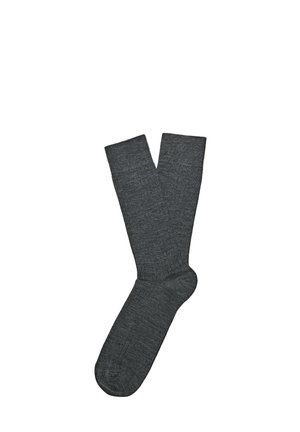 Massimo Dutti, RIBBED DRESS SOCKS - Socken - light grey