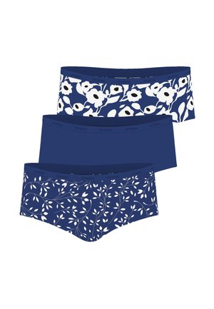 3 PACK - Shorty - branches-bleu-anémone