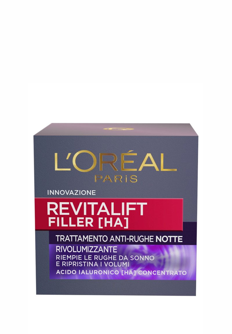 L'Oréal Paris - CREMA VISO NOTTE REVITALIFT FILLER, AZIONE ANTIRUGHE RIVOLUMIZZANTE CON ACIDO - Trattamenti notte, Ingrandire