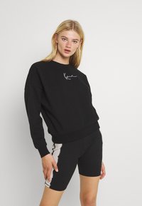 Karl Kani - SMALL SIGNATURE CREW - Sweatshirt - black Thumbnail Image 1