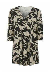 Cellbes of Sweden Langærmet T-shirt - beige black patterned