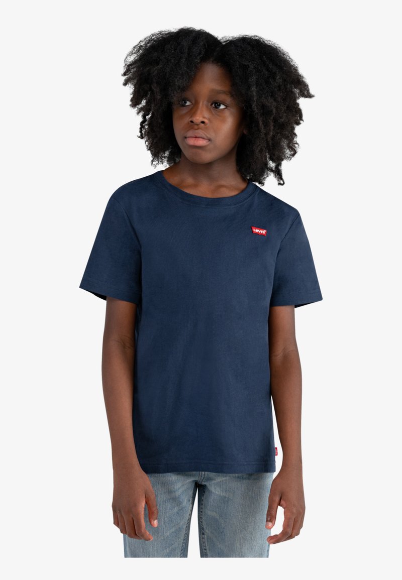 Maglietta Levi's Per Ragazzi - Batwing Con Logo Sul Petto, 100% Cotone, Comfort Quotidiano, Girocollo