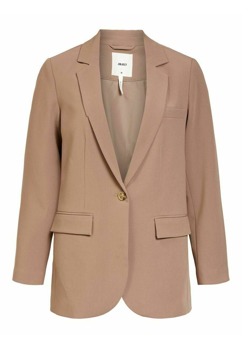 Damen Leichte Jacken | Object OBJSIGRID NOOS Blazer fossil/beige - FG95037 Damen Leichte Jacken | Object OBJSIGRID NOOS Blazer fossil/beige - FG95037