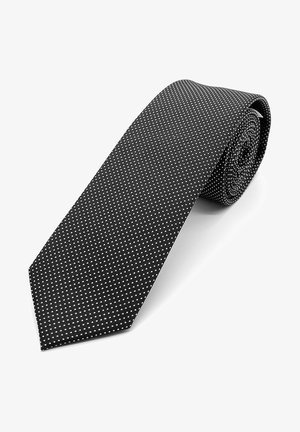 SEIDENFALTER KRAWATTE 6CM - Tie - schwarz