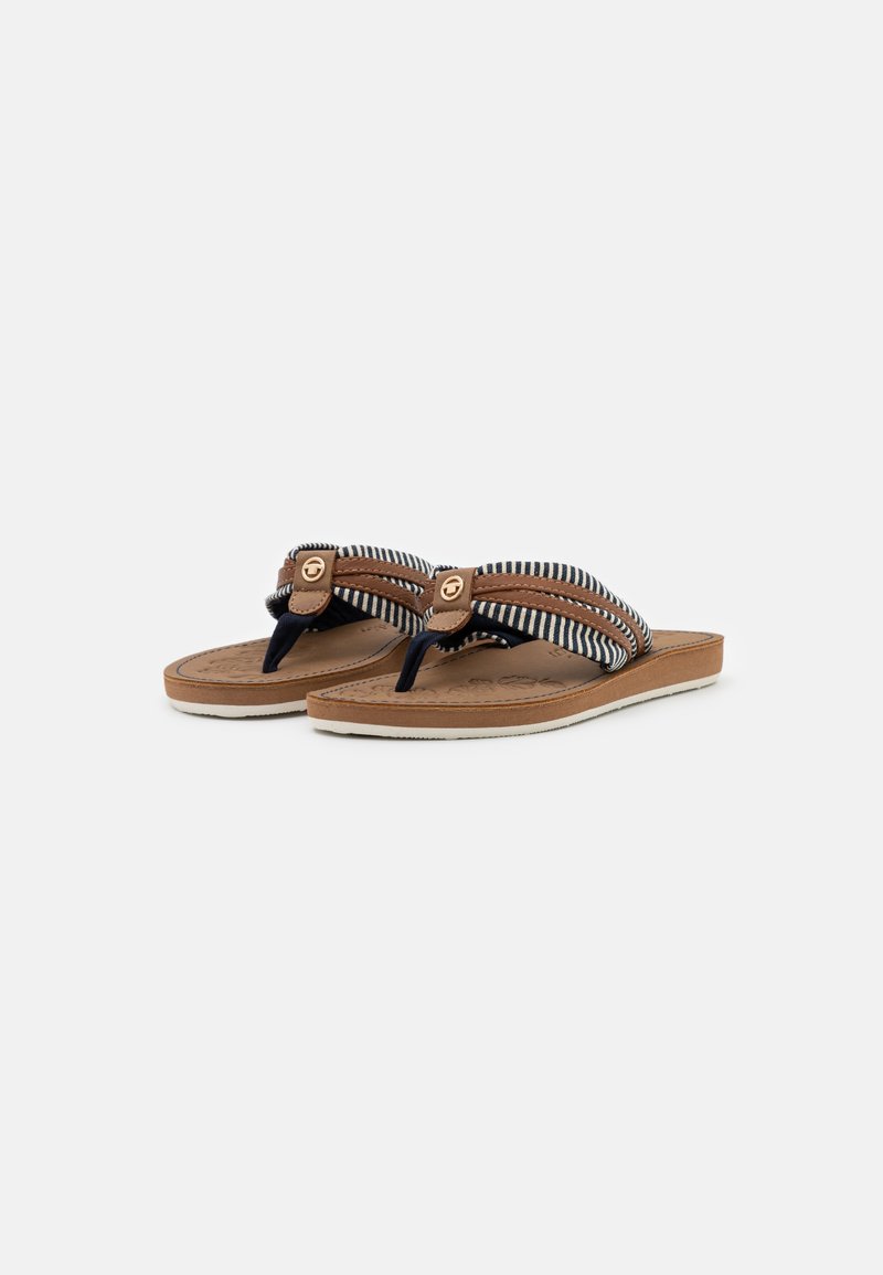 Damen Riemchensandalen | TOM TAILOR Zehentrenner navy/blau - MK00852 Damen Riemchensandalen | TOM TAILOR Zehentrenner navy/blau - MK00852
