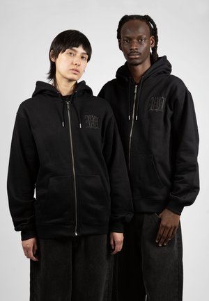 Wasted Paris KINGDOM CURVE ZIP HOODIE UNISEX - Sudadera con cremallera - black