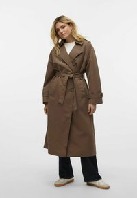 Vero Moda VMCHLOE - Kišni ogrtač - chocolate chip