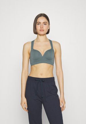ONPMARTINE SEAMLESS BRA OPUS - Sutien sport cu susținere medie - stormy weather