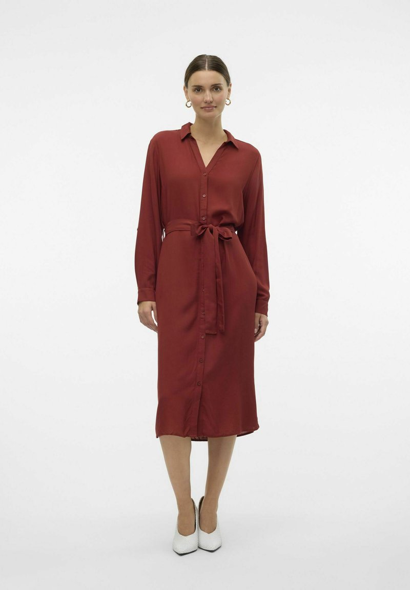 Vero Moda VMBUMPY - Särkkleit - fired brick