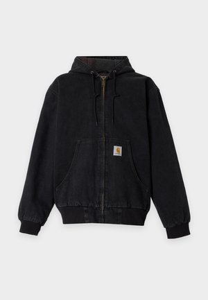 Carhartt WIP, ACTIVE JACKET - Τζιν μπουφάν - black stone washed
