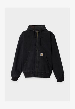 Carhartt WIP, ACTIVE JACKET - Τζιν μπουφάν - black stone washed