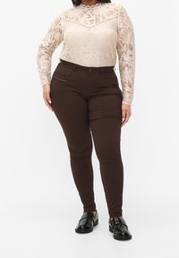 Zizzi Tygbyxor - brown