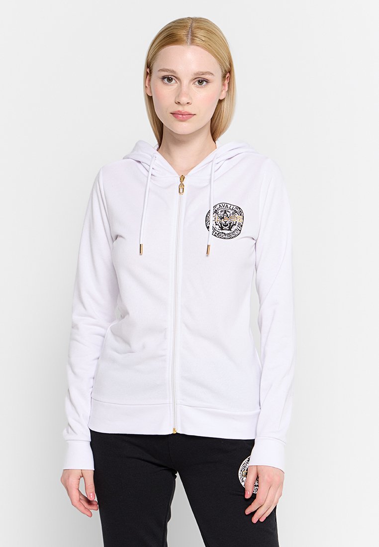 Cavalli Class Sweater met rits wit