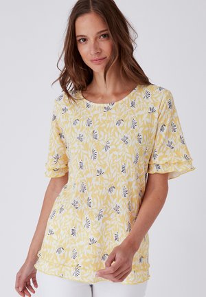 Damart, ESPRIT VOLANTS - T-shirt imprimé - jaune fleuri