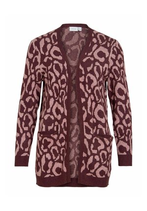 VILA, KNITTED CARDIGAN VITIF OPEN - Vest - winetasting