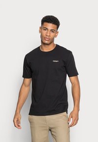 Denham WALTER REGULAR TEE  - T-shirt estampada - black