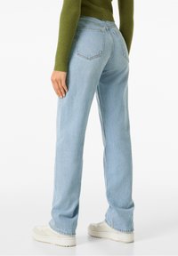 Bershka Jeans straight leg - light-blue denim