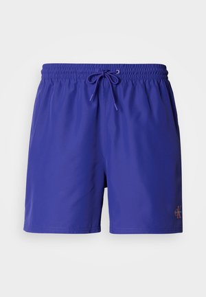 Calvin Klein Swimwear, MEDIUM DRAWSTRING WAISTBAND - GRAPHIC MONOGRAM  - Μαγιό σορτς - blue river fog