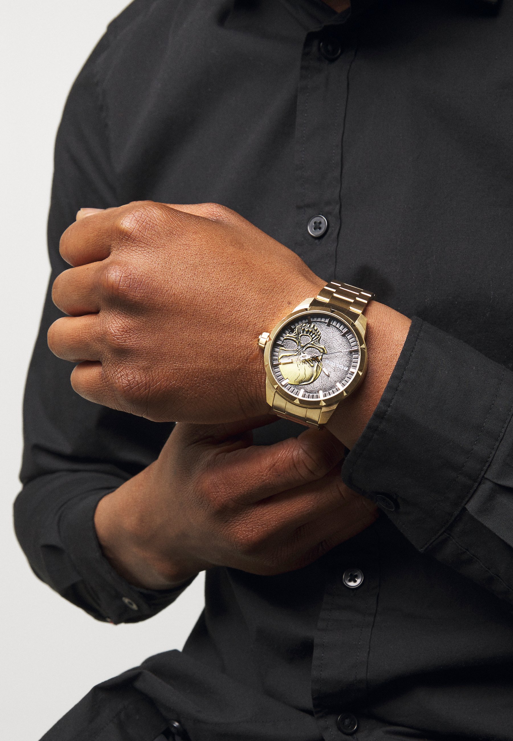 Police NEIST - Horloge - black/goudkleurig - Zalando.nl