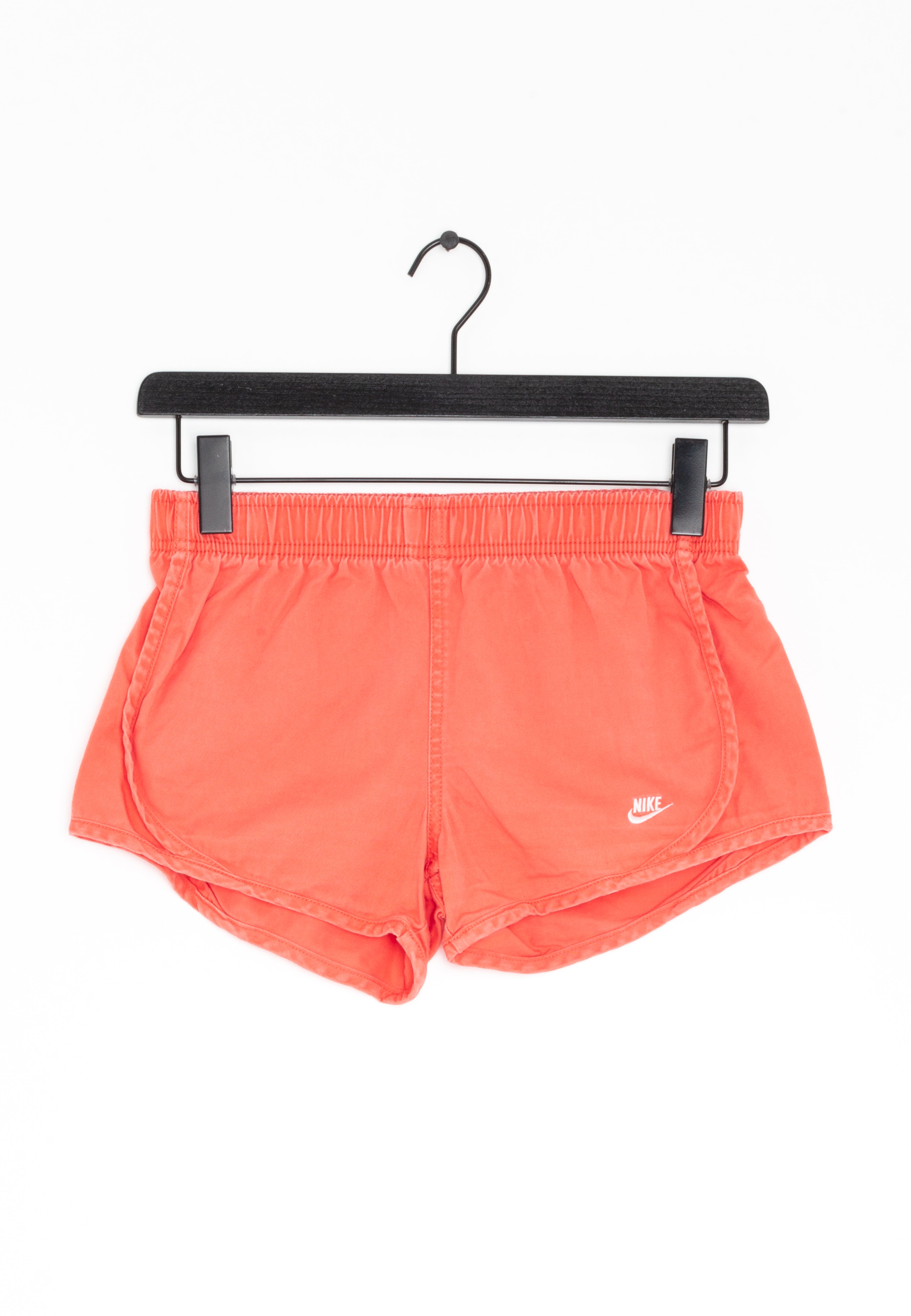 orange nike womens shorts