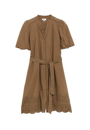 s.Oliver, KLEID - Blousejurk - dunkelbraun