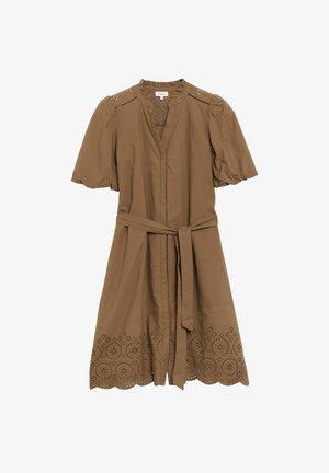 s.Oliver, KLEID - Blousejurk - dunkelbraun