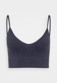 ONLVICKY GLITTER SEAMLESS - Bustier - phantom/silver