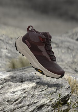 HOKA, TRANSPORT HIKE GTX - Обувки за туризъм - deep mauve / smoky quartz