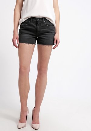 Shorts di jeans - black denim