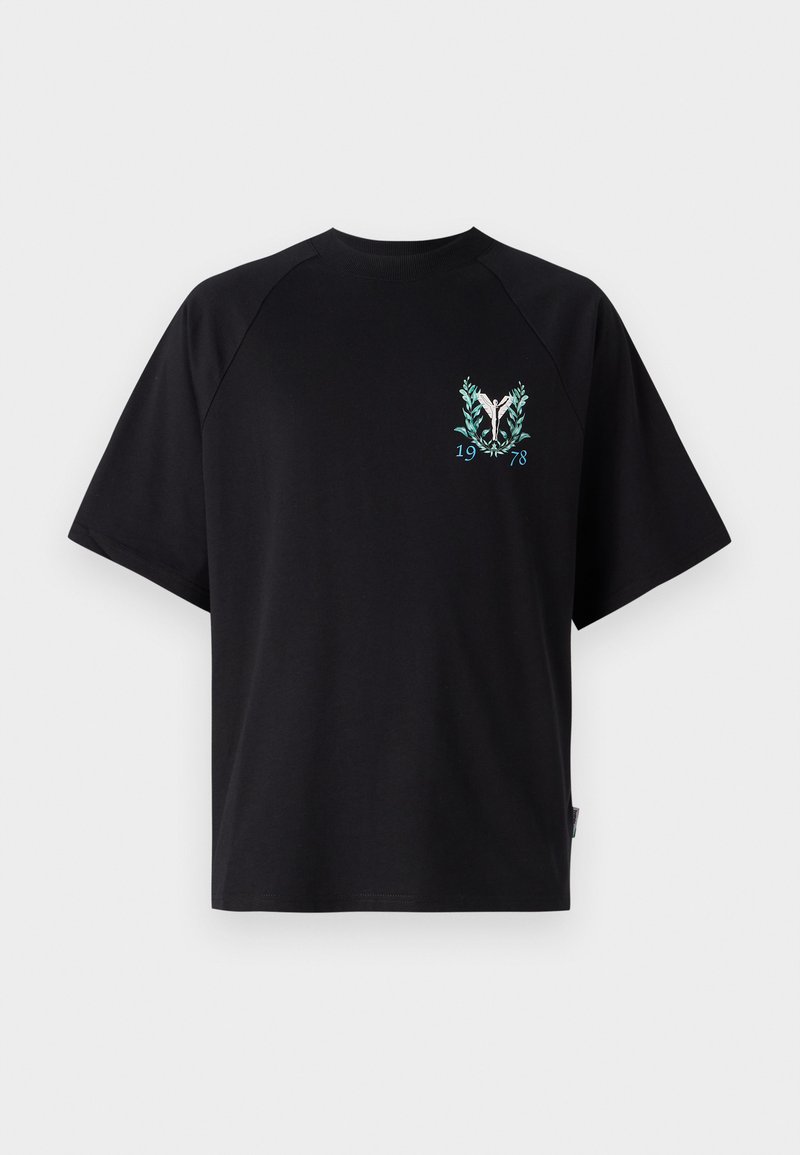 carlo colucci T-shirt print zwart