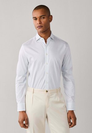 Hackett London, HACKETT LONDON SHIRT TEXTURE ENG STRIPE - Zakelijk overhemd - summer blue
