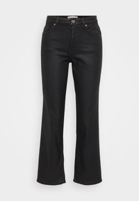 ONLRILEY COATED - Jeans straight leg - black